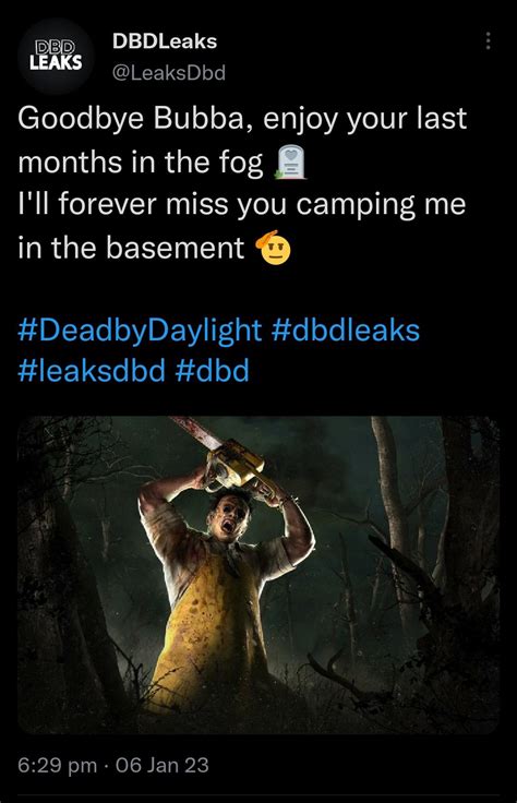 dbd chapter 30 leaks|Reddit